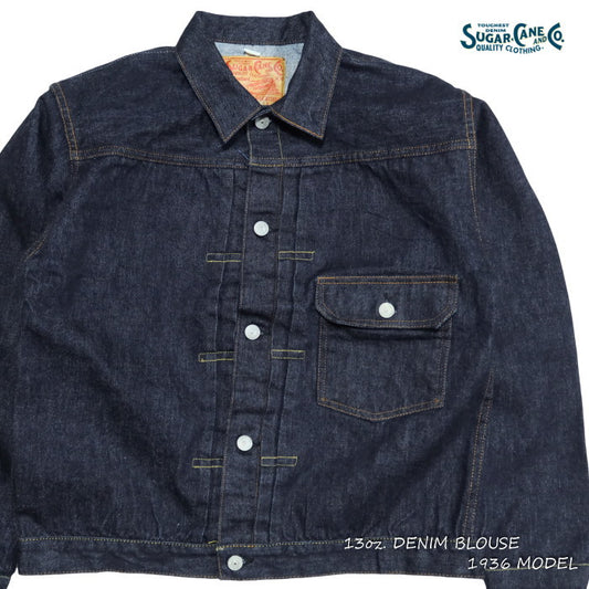 SUGAR CANE シュガーケーン デニムジャケット 1936モデル 1st ワンウォッシュ SC11936 日本製 ジージャン