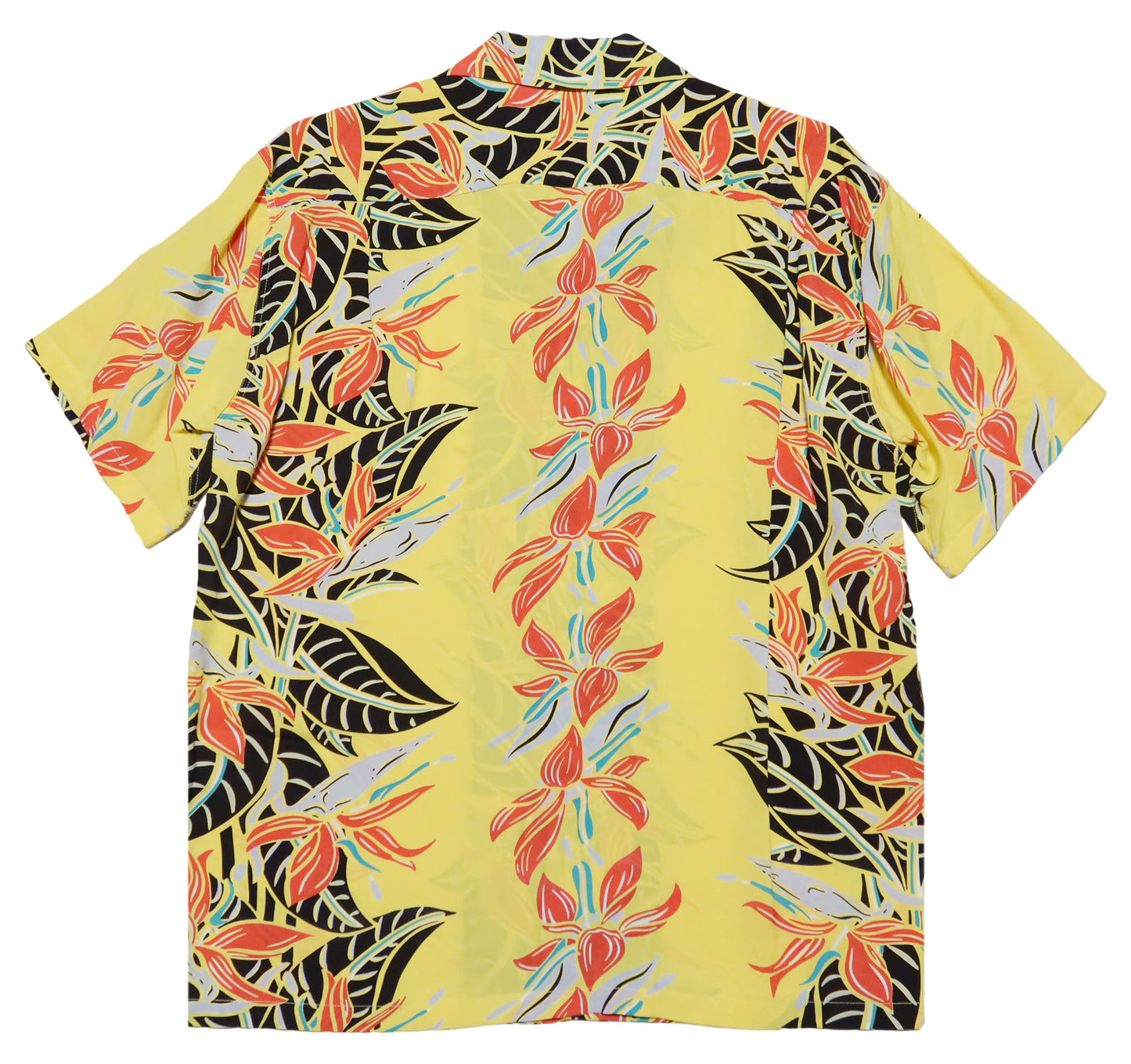 SUN SURF Aloha Shirt Rayon BIRD OF PARADISE Short Sleeve Hawaiian Shirt SS39224 Made in Japan