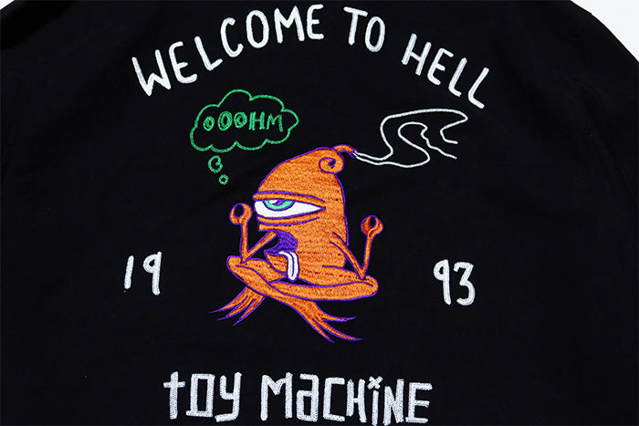 ToyMachine Work Jacket "WELCOME TO HELL" Souvenir Jacket TMPFJK16