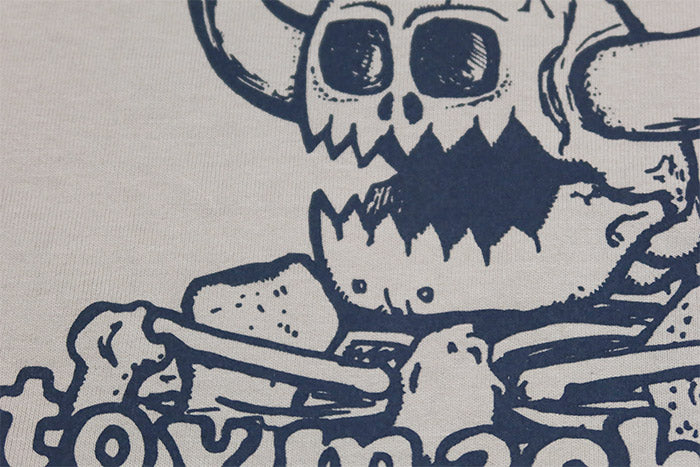 TOY MACHINE トイマシーン フットボールTシャツ DEATH MONSTER 3/4スリーブ 七分袖 TMPFLT21