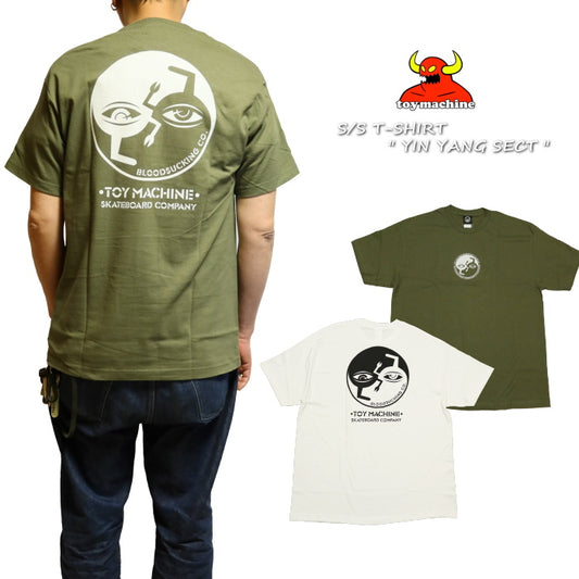 TOY MACHINE トイマシーン Tシャツ "YIN YANG SECT" プリント 陰陽 TMSEST3