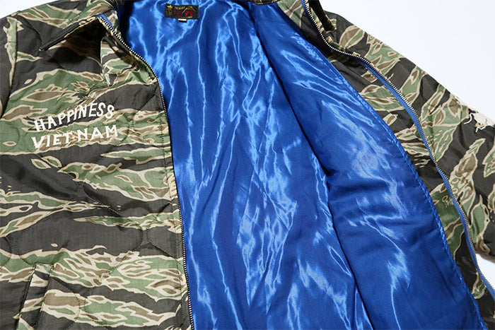 ベトナムジャケット TAILOR東洋 キルティングジャケットテーラー東洋Ｌサイズ TAILOR TOYO テーラー東洋 ベトジャン VIET-NAM MAP ベトナムライナー