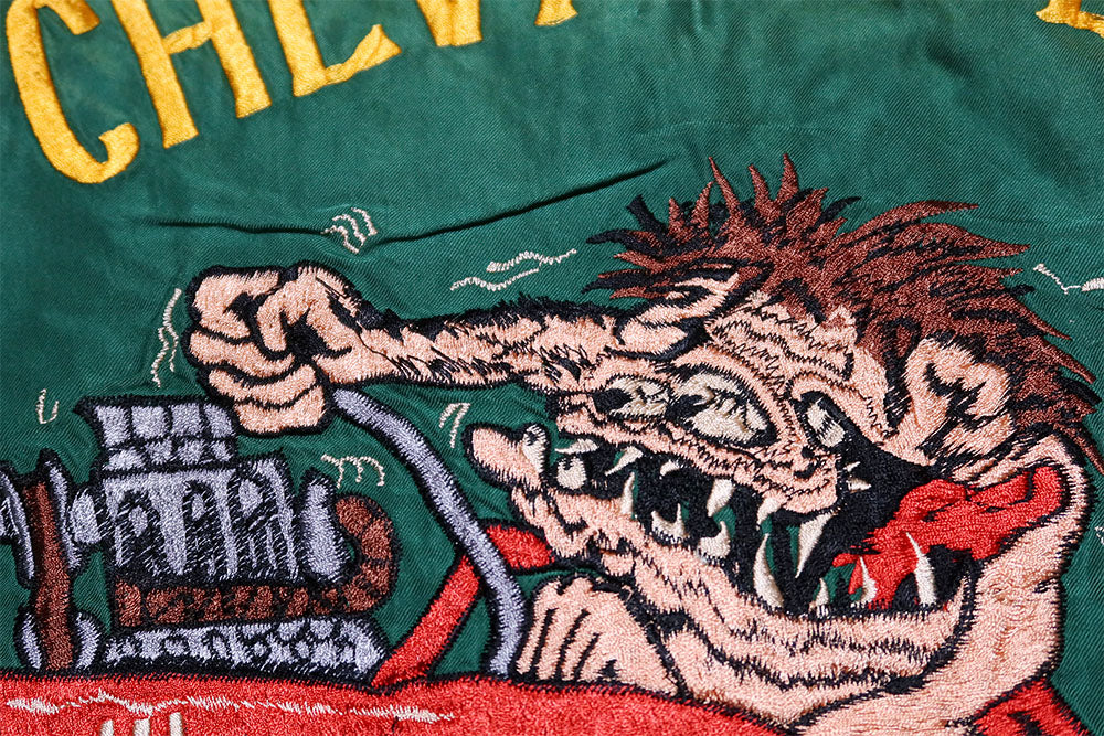 TAILOR TOYO テーラー東洋 スカジャン TIGER HEAD×CHEVY LOVER